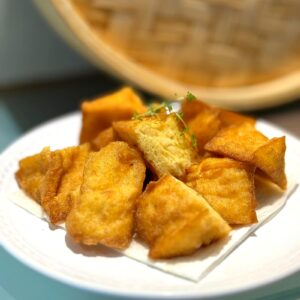 油豆腐炸
